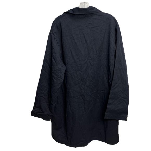 Steel Grip Heavy Duty Blue Button Up Work Jacket Size Large Arc Rating - Picture 5 of 7